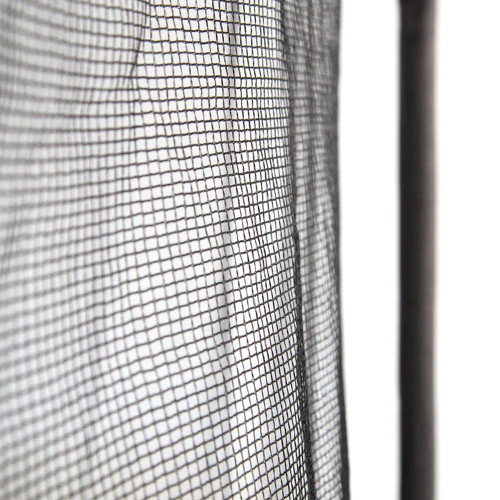 Skywalker 8' Round Trampoline With No Gap Sa'ey Enclosure Green