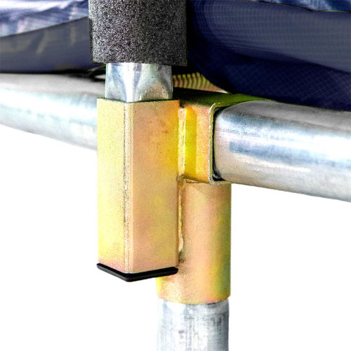 Skywalker 15 X 13' Oval Trampoline With Enclosure And Amp Navy