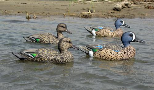 NEW Dakota Decoy 20020 Waterfowl Hunting X-Treme Bluewing Teal Decoys (6 Pack)