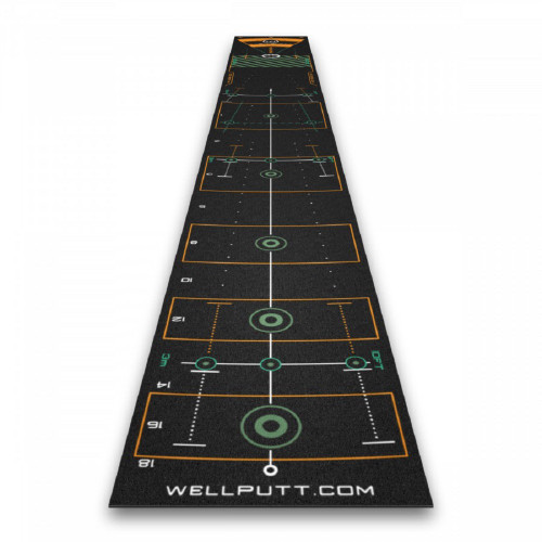 NEW Wellputt Mat 13' High Speed Black Putting Mat