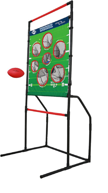 New Ipong Sport Squad Endzone Challenge 2-In-1 Football Toss And Flying Disc Toss