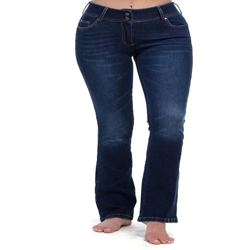 Goode Rider Equestrian Bootcut Jean 15000 Blue Vintage Wash in Size 38L