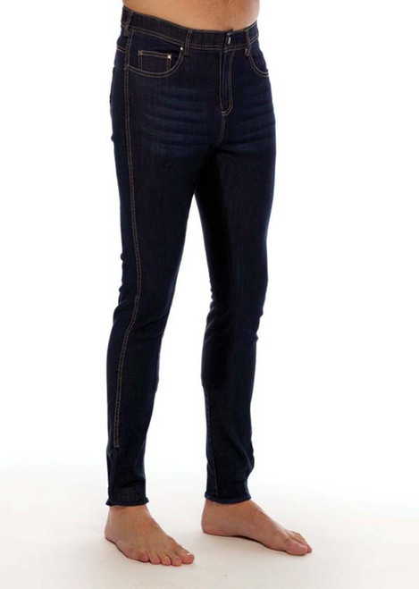 New Goode Rider Mens Elite Premium Blue Jean Size 28R
