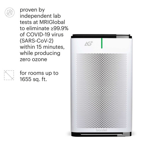 Brondell Covid-19 Pro Sanitizing Air Purifier With Ag+ Technology