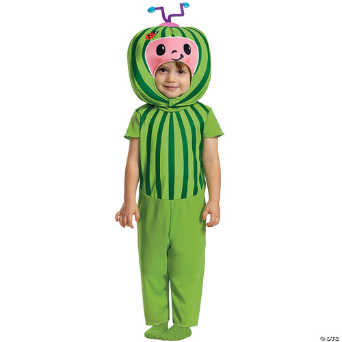 Disguise Cocomelon Costume for Kids, Official Cocomelon Costume Watermelon Headpiece, Toddler Size Medium (3T-4T)
