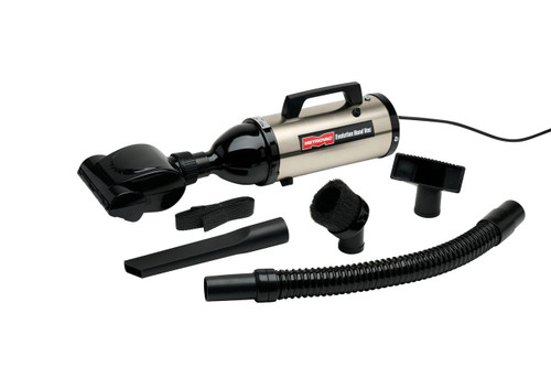 MetroVac Metropolitan Evolution Hand Vacuum, Nickel/Black Finish - VM6SB500T