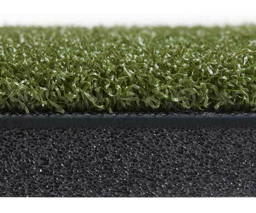 Big Moss Golf True Launch Hitting Mat 5' x 5' for Indoor Simulator Practice Bay