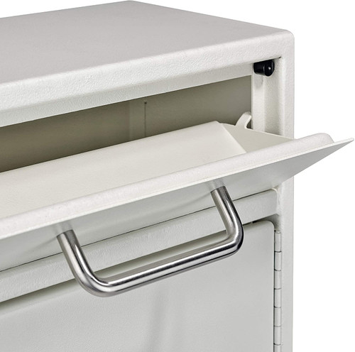 Mail Boss Heavy Duty Commercial Grade Steel High Security Key Cabinet, White