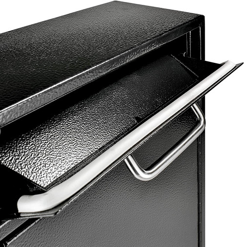 Mail Boss Heavy Duty Grade Steel High Security Adjustable Key Cabinet, Black