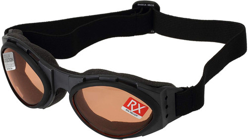 NEW Bobster Bugeye  Black Amber Street Motorcycle Goggles