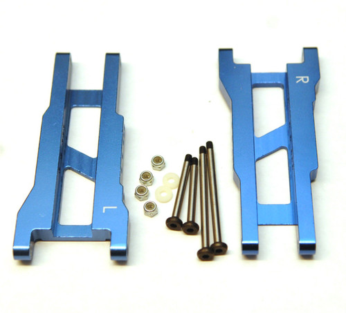 St Racing Concepts Blue Heavy Duty Rear Suspensio Arms W/Lock Nut Hinge Pins