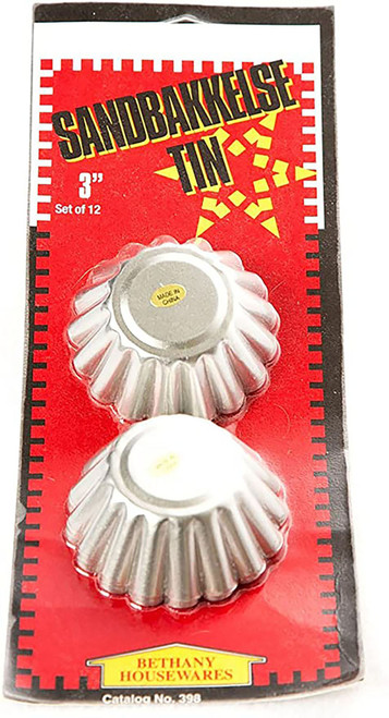 Bethany Housewares 398 Sandbakkelse Tins Set of 12