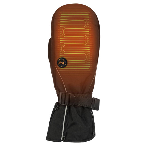 New Mobile Warming Unisex Storm 7.4V battery Heated Mitten Black in X-Large
