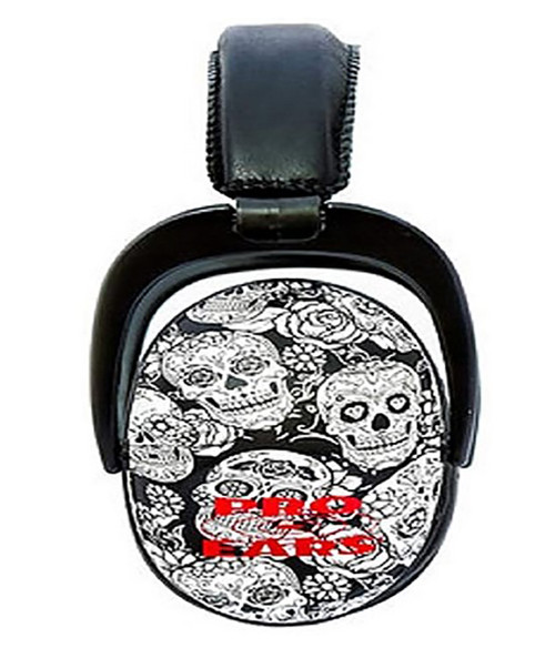 New Pro Ears Revo Kids And Women Ear Safety Earmuffs Skulls