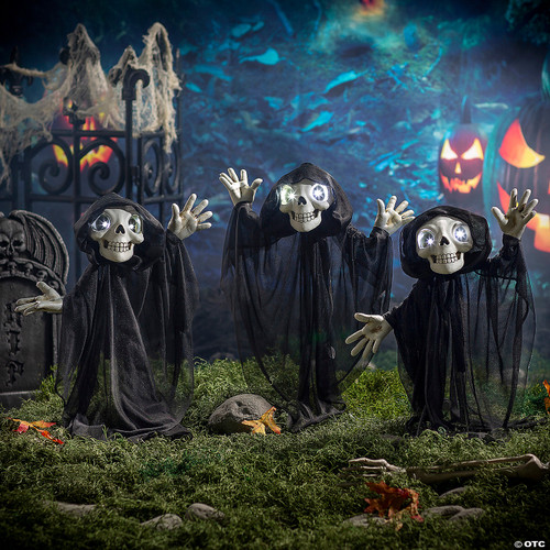 Lightedup Stake Of Reaper Set Of 3