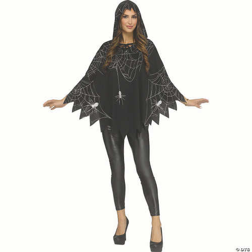 Spider Web Classic Poncho Adl