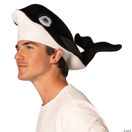 Adlt Whale Orca Hat