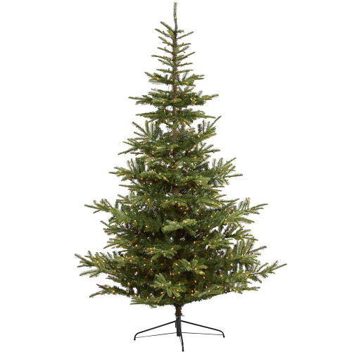New Nearly Natural 7.5’ Washington Spruce Xmas Tree With 550 Lights & 1325 Tips
