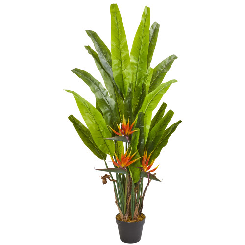 New Nearly Natural 4.5’ Bird Of Paradise Artificial Plant