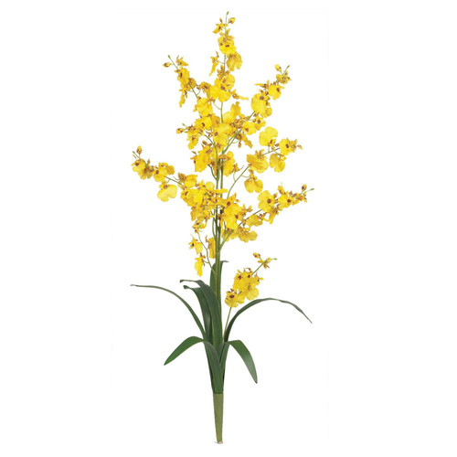 New Nearly Natural Dancing Lady Stem Set Of 12 - Yellow
