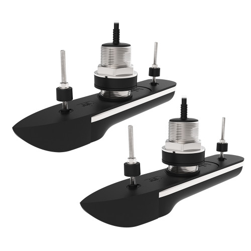 Raymarine RVM-412 Stainless Steel Thru-Hull Pair, 12 Degree Deadrise... [T70543]
