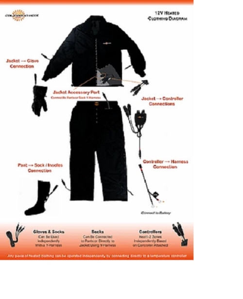 New California Heat 12V Y-Harness