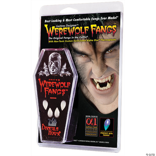 Morris Costumes Werewolf Fangs
