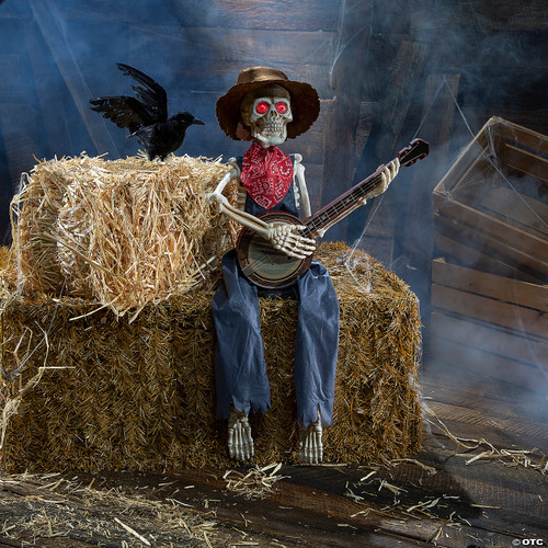 39" Skeleton Playing Banjo