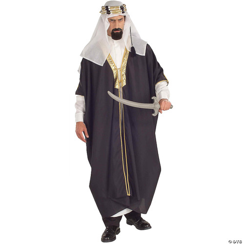 Rubies Men's Arab Sheik Costume for Themed Parties and Halloween, Black,