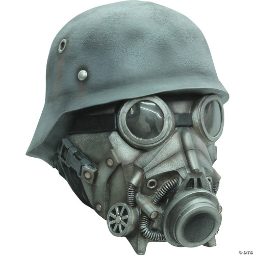 Ghoulish Adult Chemical Warfare Ad Latex Mask Halloween Costume Accessory