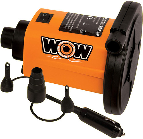 New Wow 2Ber 1 Person Inflatable Towable Tube Starter Kit With 12V Pump