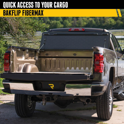 BAK Bakflip Fibermax 8' Bed Folding Tonneau Cover Fits 20-22 Chevy/Gmc Silverado