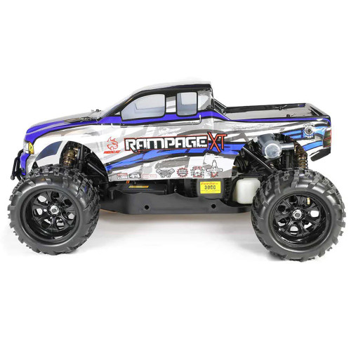 Redcat Rampage XT Offroad Monster Truck - 1:5 Gas Powered RC Truck Blue RER03145