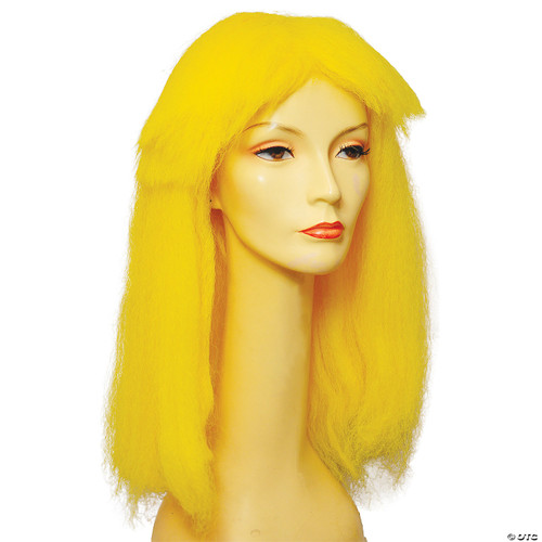 Lacey Wigs Clown Straight Yellow - One Size Fits Most