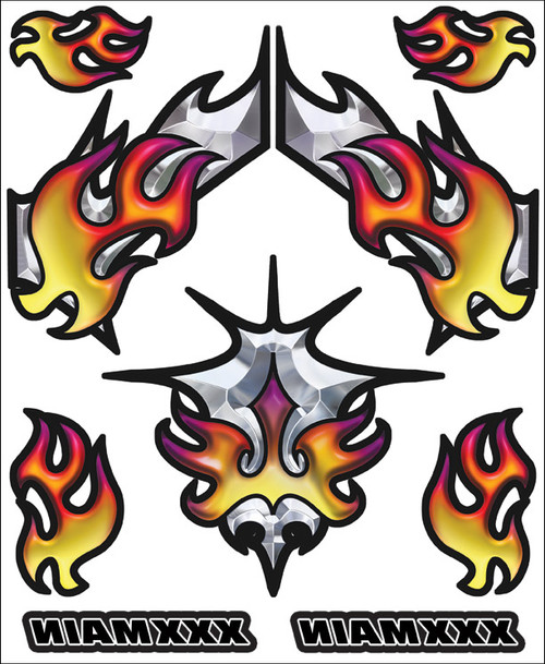 New Xxx Main Racing Chromal Blaze Internal Graphic