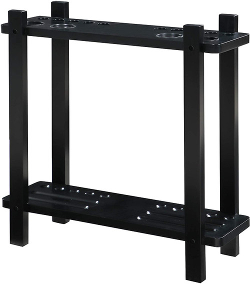 Bluewave Classic Floor Billiard Pool Cue Rack - Black Finish