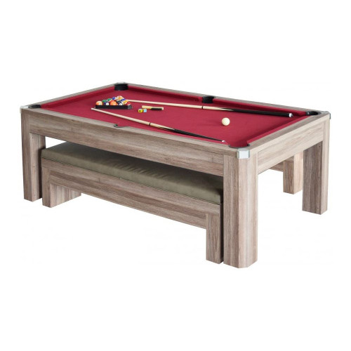 Bluewave Newport 7-Ft Pool Table Combo Set W/ Benches