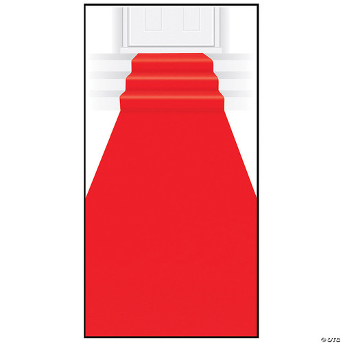 Beistle Red Polyester Carpet Runner