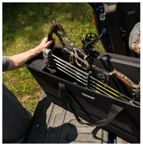 NEW Lakewood Soft-Sided Hard Archery Single 41" Bow Case - Black