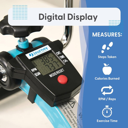 Journey Health & Lifestyle Portable Foot Exercise Peddler For Home Use