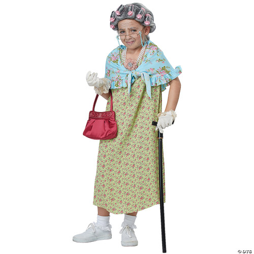 Old Lady Kit - Child Costume - One Size Fits Most