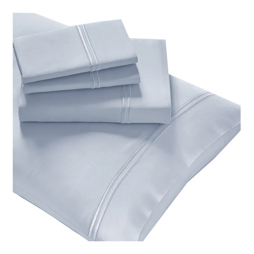 New Purecare Premium 100% Tencel Sheet Set Blue In Size Split Cal King