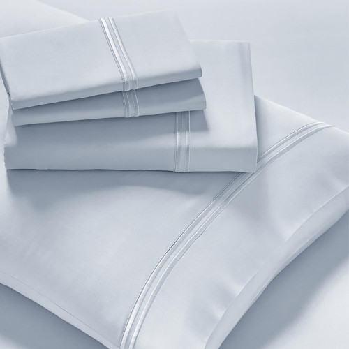 New Purecare Premium 100% Tencel Sheet Set Blue In Size Twin Xl