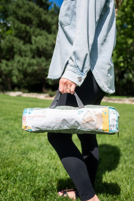 Pacific Play Tents Jungle Friends Play Tent 48" x 48" x 40" Indoor/Outdoor