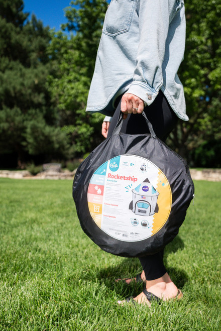 Pacific Play Tents Rocketship Pavilion 49" x 39" x 39" Indoor/Outdoor