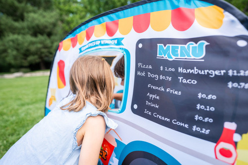 Pacific Play Tents Food Truck Pop-Up Tent 45" x 26" x 27" Indoor/Outdoor