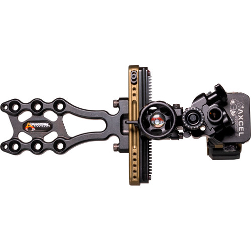 Axcel LANDSLYDE Slider Tactical Bowhunting Sight AccuStat II Micro 4 Pin .010