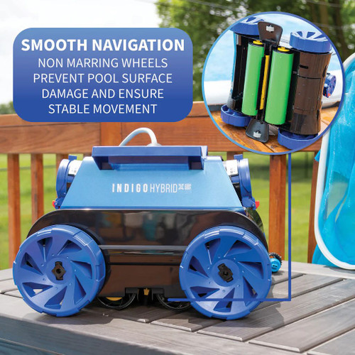Bluewave Indigo Hybrid X-5 Computer Controlled Robotic Cleaner For All Pool Type