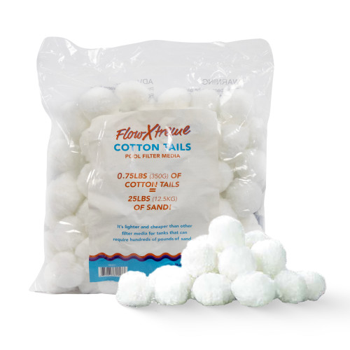 Bluewave Flowxtreme Cotton Tails Low Weight Filter Media 0.75 Lbs Bag