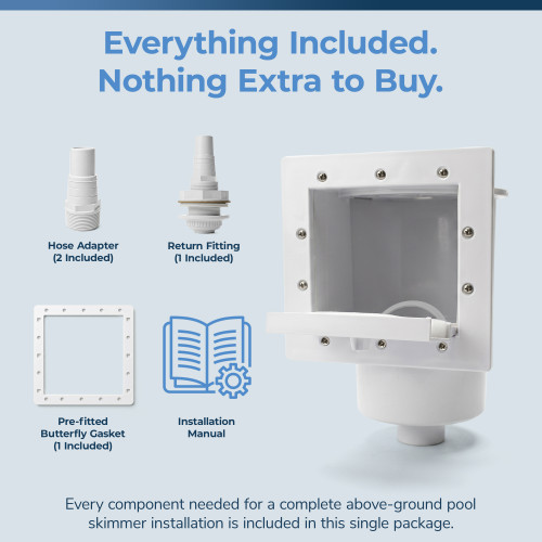 Bluewave Standard Durable Resin Construction Skimmer And Return